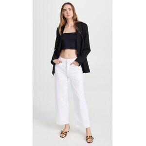 NEW SPANX Perfect Collarless Blazer Jacket Black Classic Size XL Minimalist